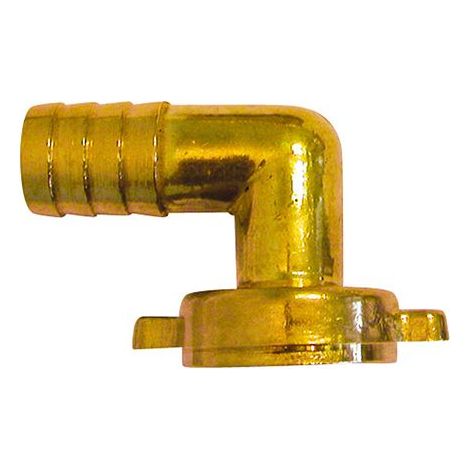 SPIDO - Raccord femelle coudé cannelé laiton 19MM