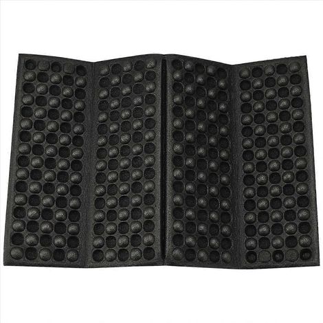 Tapis de sol pliables en mousse imperméables pour camping, pique-nique et parc, bleu (1/5)