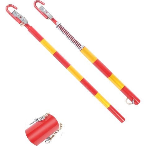 Barre de remorquage, capacité de 3000 kg, longueur de 175 cm, poids de 8,7 kg, connexion fixe, conception sans à-coups (1/5)