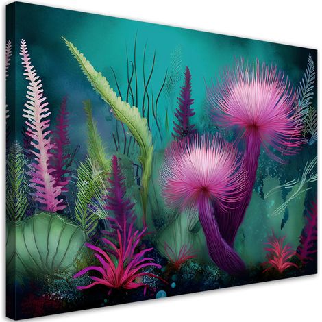 Tableau déco Monde sous-marin Océan 100x70 (1/5)