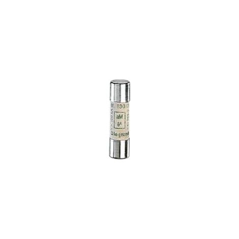 Cartouche industrielle cylindrique type aM 10x38mm sans voyant 0,50A LEGRAND 013095