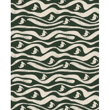 Papier peint panoramique - Disney Donald Duck Green Waves - Taille: 200 x 250 cm