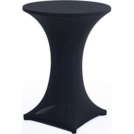 Décoration de Nappe élastique Ensemble de Table Ensemble de Bar Banquet Restauration hôtel Ensemble de table-noir-60x110 cm (1/2)