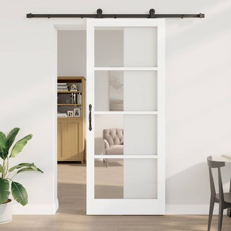 Puerta Corredera ORKDAL  93 x 232 cm Madera y metal