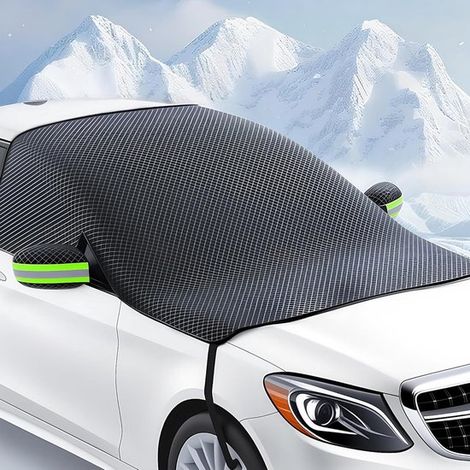 Protector universal para parabrisas de coche: impermeable, con protección UV, apto para SUV y camiones contra la nieve, el polvo y el hielo (1/5)