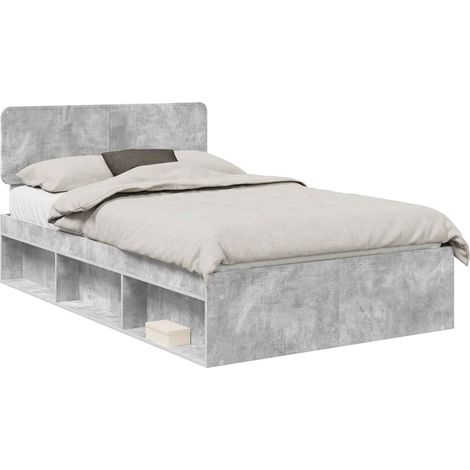 Maison Exclusive - Estructura de cama Concreto 120 x 190 cm Mader (1/5)