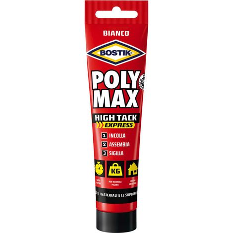 BOSTIK POLYMAX HIGH TACK BIANCO 165 G TUBO