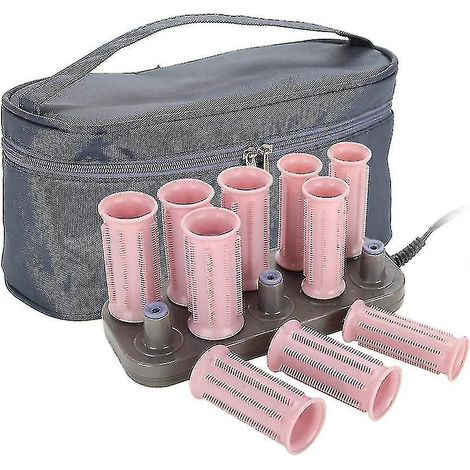 Rouleau chauffant électrique professionnel, rouleau à friser, outil de coiffure classique pour cheveux courts et longs. (1/5)