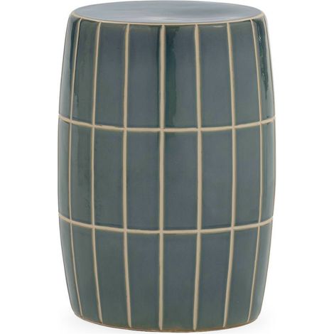 Tabouret en céramique bleu clair brillant - bleu clair brillant (1/4)