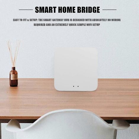 Passerelle connectée Tuya ZigBee, pont domotique, application Tuya Smart Life, télécommande sans fil pour A (1/4)