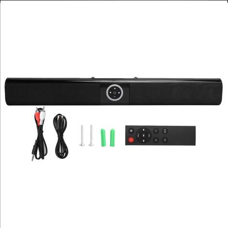 Barre de son HIFI Bluetooth BS20, haut-parleur de caisson de basses, lumières RGB 4x5W, cinéma maison sans fil (1/5)