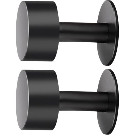 2 Piece Steel Bathroom Suitable Prevent Protect Indoor Black Bumps (1/5)