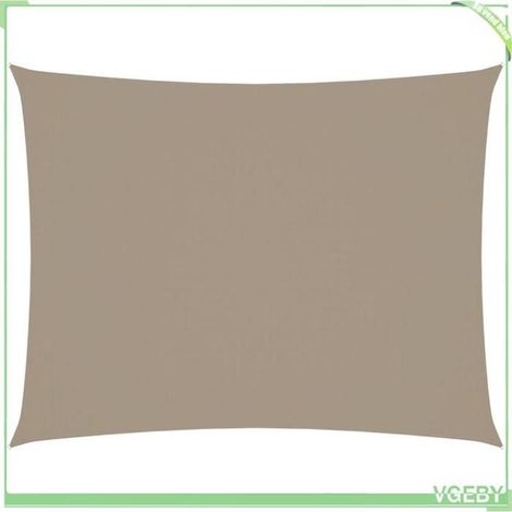 Voile de parasol - FAFEICY - 135435 - 3,5x5 m - Tissu Oxford enduit PU - Protection UV (1/5)