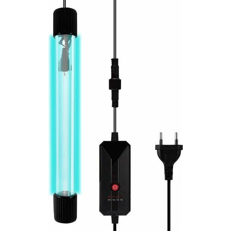 VURAHOME - 13W UV Lampe Germicide Ultraviolette, Stérilisateur UVC, Lampe Submersible, Stérilisateur Aquarium pour Voiture, Ménage, Réfrigérateur, Toilettes, 220-240V (1/5)