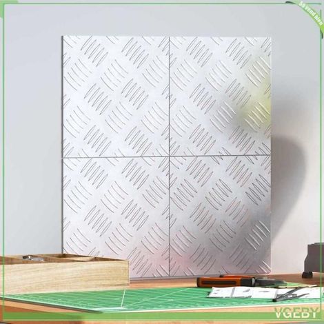 4104238 Nez de marche Carré 4 pcs Argenté 20 x 20 cm Aluminium (1/5)