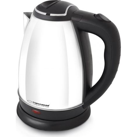Wasserkocher esperanza ekk113w white schwarz edelstahl kunststoff 1800 w 18 l 5901299966433 (1/3)