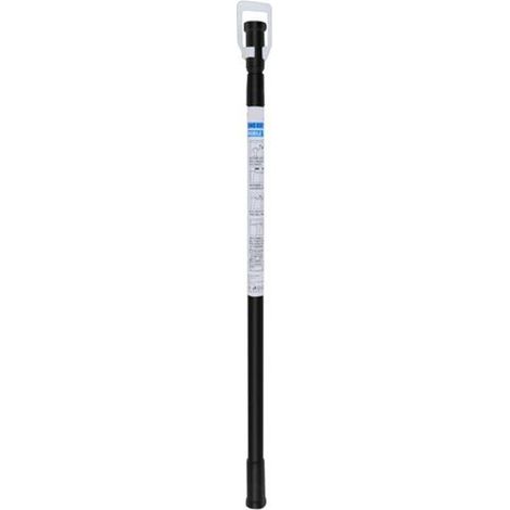 Cleafe - Bastone Asta Per Tenda Doccia Barra Telescopico 110 A 200 Cm Alluminio Nero 87232 -