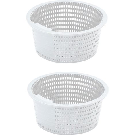 Cesta profesional para skimmer de piscina, 2 piezas, cesta