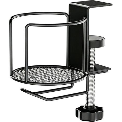 Étagère à tasses en métal robuste avec base intégrée résistante (1/2)