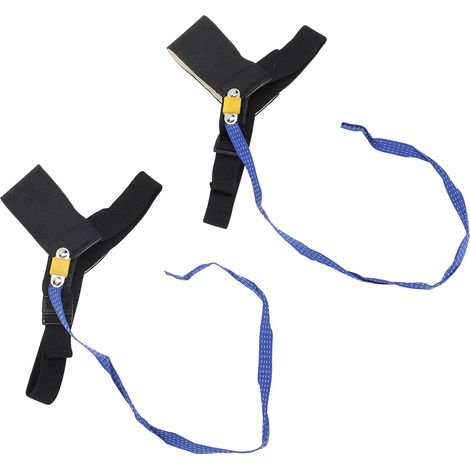 Lot de 2 sangles antistatiques pour cheville et talon, protégeant les appareils électroniques de l'électricité statique. Mise à la terre réglable. Bande ESD. (1/5)