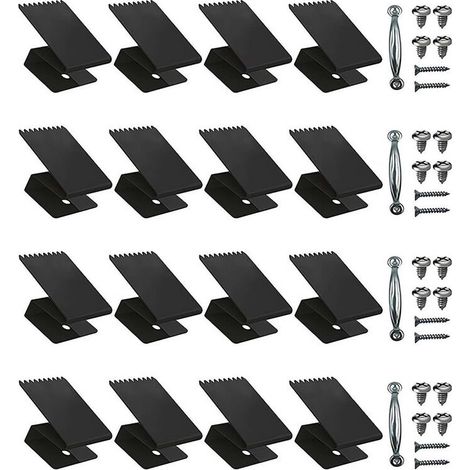 Adatto per clip per finestre resistenti agli uragani, clip di montaggio in acciaio inox resistenti agli uragani, con sezioni dentellate, pannelli universali riutilizzabili.
