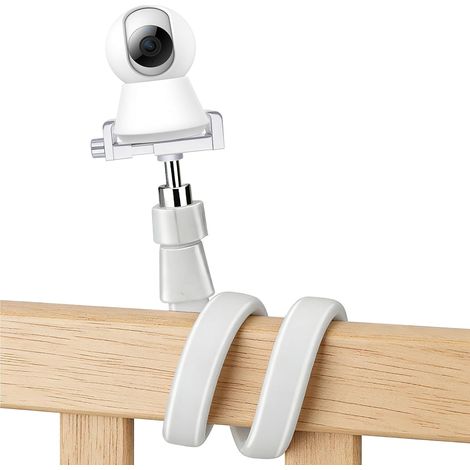 Support Universel pour Babyphone, Support de Caméra Bébé Flexible avec Serrage, Compatible avec Moniteur/Caméra/Téléphone Portable (1/5)