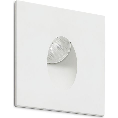 Empotrable pared LIGUR Square IP44 LED SMD 3W 160lm(160lm) CRI80 3000K Blanco (1/3)
