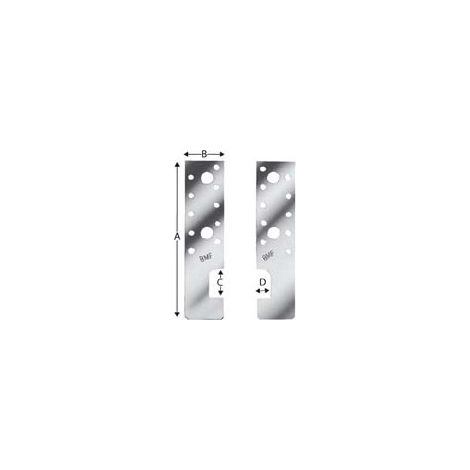 SIMPSON Strong-Tie Anclaje madera-hierro HE 135 135 x 40 x 4 mm TZN - HE135