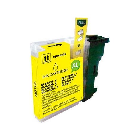 Brother Lc1100 - Lc980 - Lc985 Gelb - Kompatible Patrone