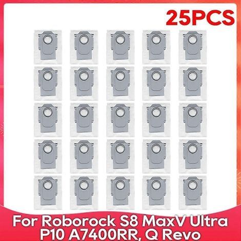 Sacs pour aspirateurs Roborock S8 MaxV Ultra, P10 A7400RR, Q Revo, Qrevo Pro, Qrevo MaxV, Qrevo S, Qrevo P (1/5)