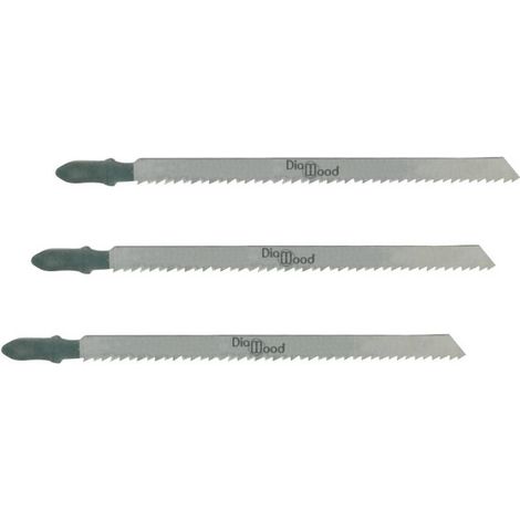 3 Lames Scie Sauteuse Universelle CV Lu. 110 x 2 mm TPI - Affûtée Dépoulliée - Coupe de Bois/PVC Fine et Précise - Diamwood