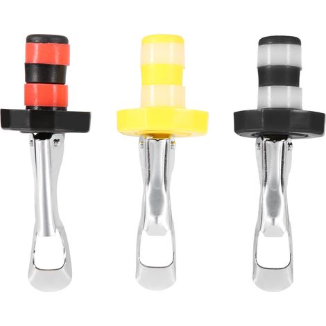 1 Outil de pression, bouchon silicone, décapsuleur intégré, étanchéité optimale, vin rouge champagne (1/5)