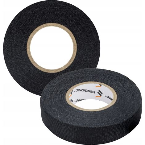 CINTA AISLANTE 18 MM X 15 M TELA FUERTE Y DURADERA (1/5)