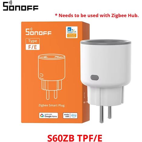 Sonoff S60ZB iPlug Presa Intelligente Zigbee  Type: TYPE E/F