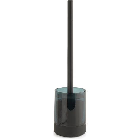 Scopino WC con ciuffo in setole d'appoggio in vetro e silicone NC33 Gedy serie NICOLE Verde (1/2)