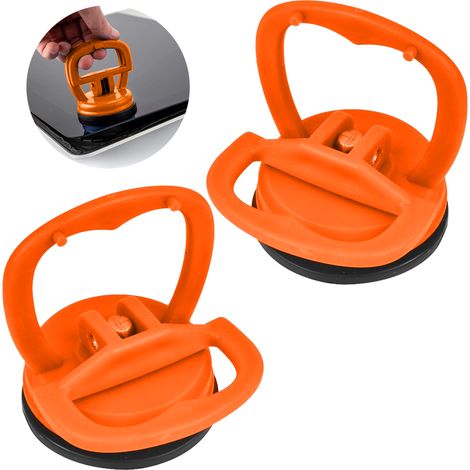 Set di 2 robuste ventose per schermo di telefono, schermo di computer, compatibili con iPad, iMac, MacBook, tablet, laptop, iPhone, Samsung, Huawei, ecc.