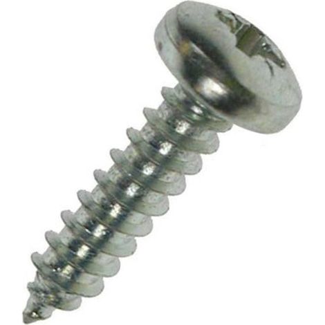 Unifix Self-Tapping Screws Pozi Pan Head AB DIN 7981C BZP - 8G x  - Box of 125