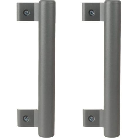 Zweiteiliges 8-Zoll-Schiebetürgriffset aus Aluminiumlegierung, geeignet für Terrassen- und Glastüren. Ersatz für einige ältere Crezuo-Türgriffe.