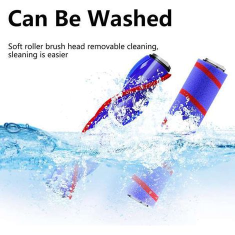 1 jeu. Couleur : Gris. Matériau : Plastique. Tête de moteur accessoire pour aspirateur compatible avec les modèles V7, V8, V10 et V20.