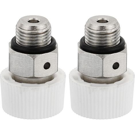 1/8" BSP Mâle Filet Manuel Radiateur Air Ventilation Vannes 2 Pcs (1/5)