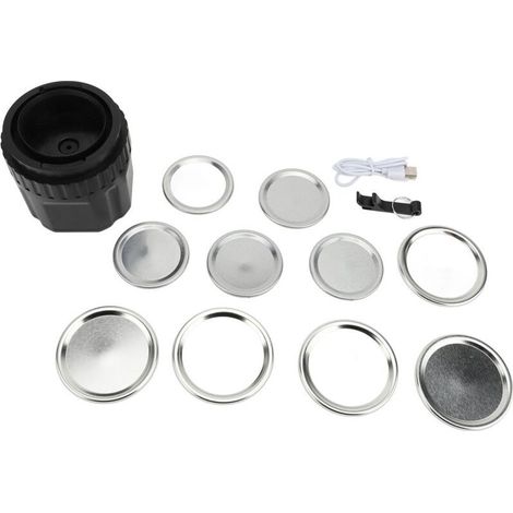 Machine à sous-vide pour bocaux Mason – Kit USB avec écran LED, couvercles large ouverture, idéal conservation alimentaire (1/5)