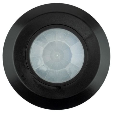 Détecteur PIR plafond 360° 300W IP20 noir Ecolight EC20332 (1/4)