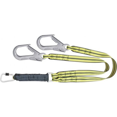 KRATOS SAFETY - Longe fourche en sangle antistatique ATEX avec absorbeur d'énergie Freeblast
