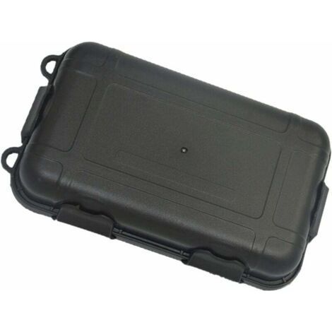 Sealed Shockproof Waterproof Plastic Small Boxes W/Sponges Outdoor Gear Product 17 x 11 x 5cm, Black-Fei Yu (1/4)