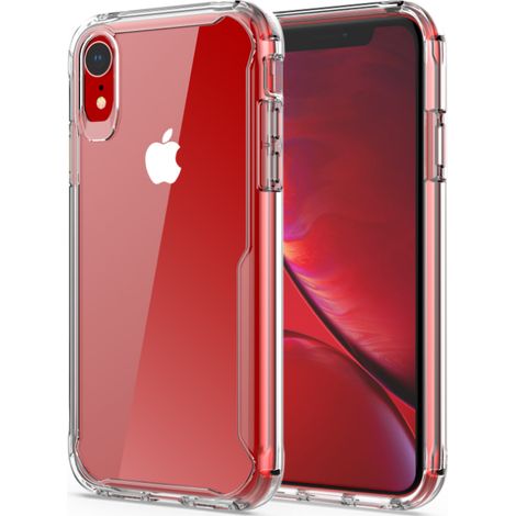 Coque compatible avec iPhone XR/XS Max/X, transparente, protection intégrale à 360°, en polycarbonate rigide et silicone TPU souple 3 en 1 [Protection antichoc renforcée]