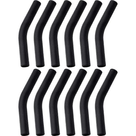 Wiederverwendbare Silikon-Strohhalmspitzen, Ersatzspitze, schwarz