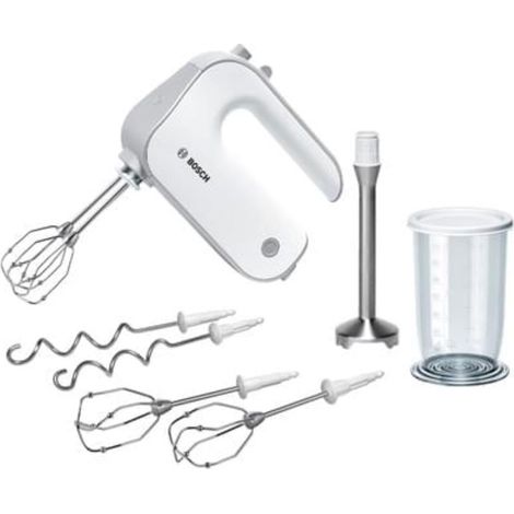 Bosch MFQ4075EN - Batidora de mano - 550 W - Blanca/Plata