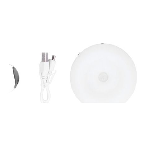 Plafonnier décoratif multifonctionnel avec capteur de présence humaine, alimenté par batterie rechargeable, éclairage intelligent, design personnalisé en forme de vase et interface USB. (1/2)