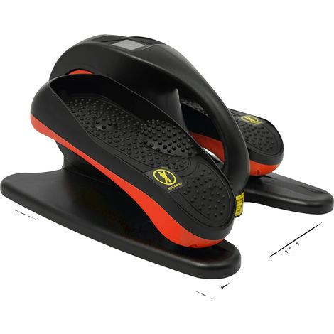Vélo elliptique, télécommande, vitesses réglables, Orange (1/2)