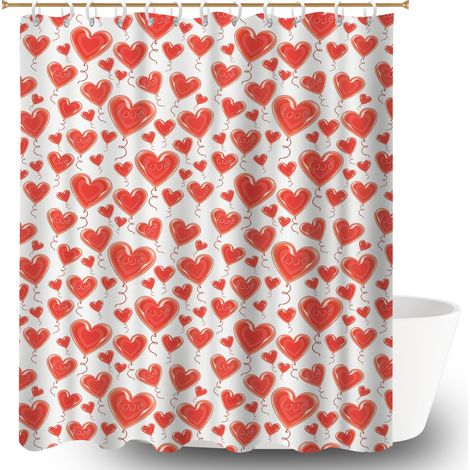 Rideau douche polyester 180x180 souple cache baignoire pour une déco qui inspire (1/5)